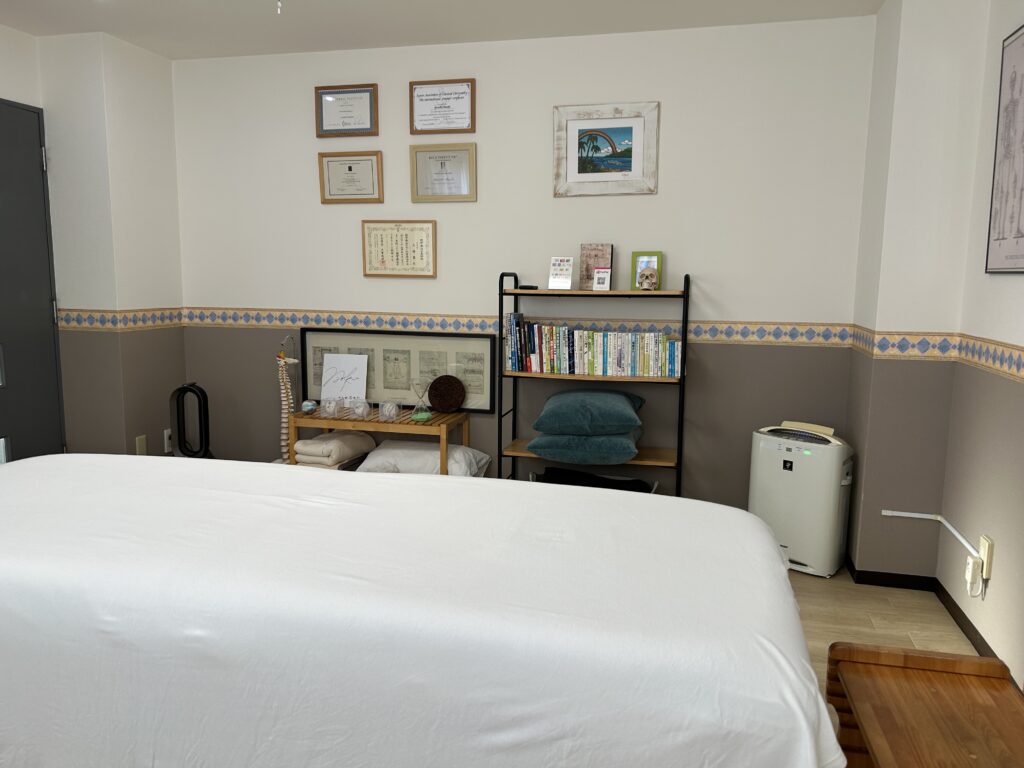 元町店の施術スペース|整体施術を行う施術室